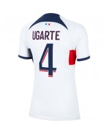 Paris Saint-Germain Manuel Ugarte #4 Venkovní Dres pro Dámské 2023-24 Krátký Rukáv